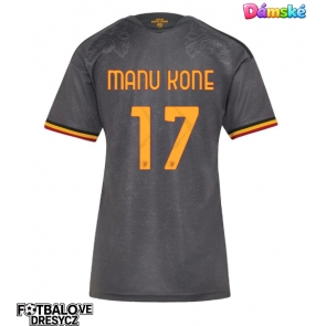 AS Roma Manu Kone #17 Dámské Alternativní Dres 2026-27 Krátký Rukáv